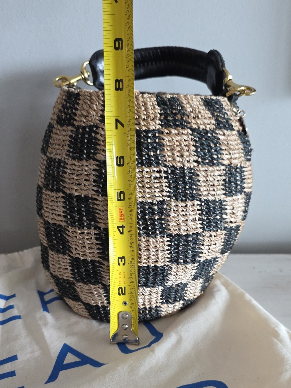 Clare V. Pot De Miel Checkered Bag - Picture 9 of 10